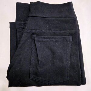 Rock N Karma Black Pants Classic Stretch Pulll On Womens Size M